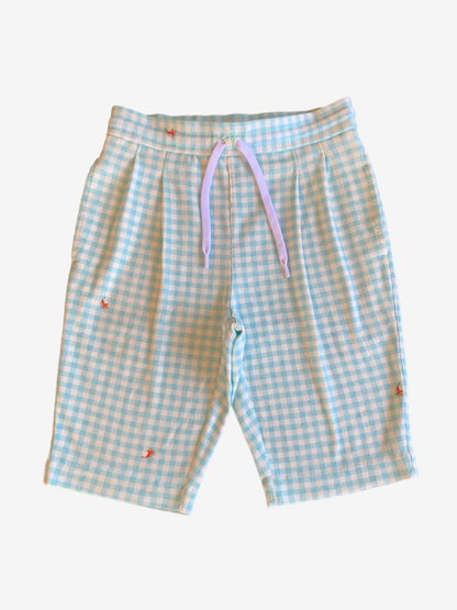 Gingham Waffle Shorts