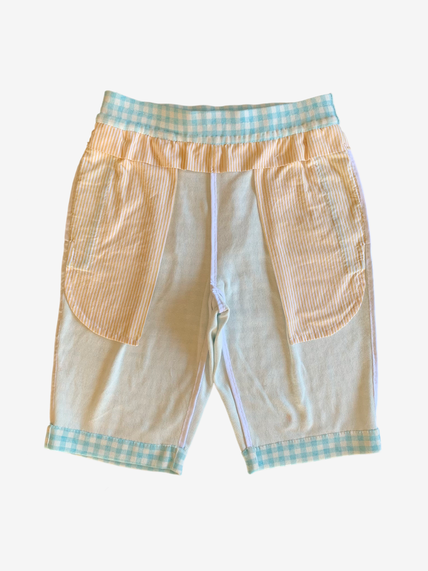 Gingham Waffle Shorts