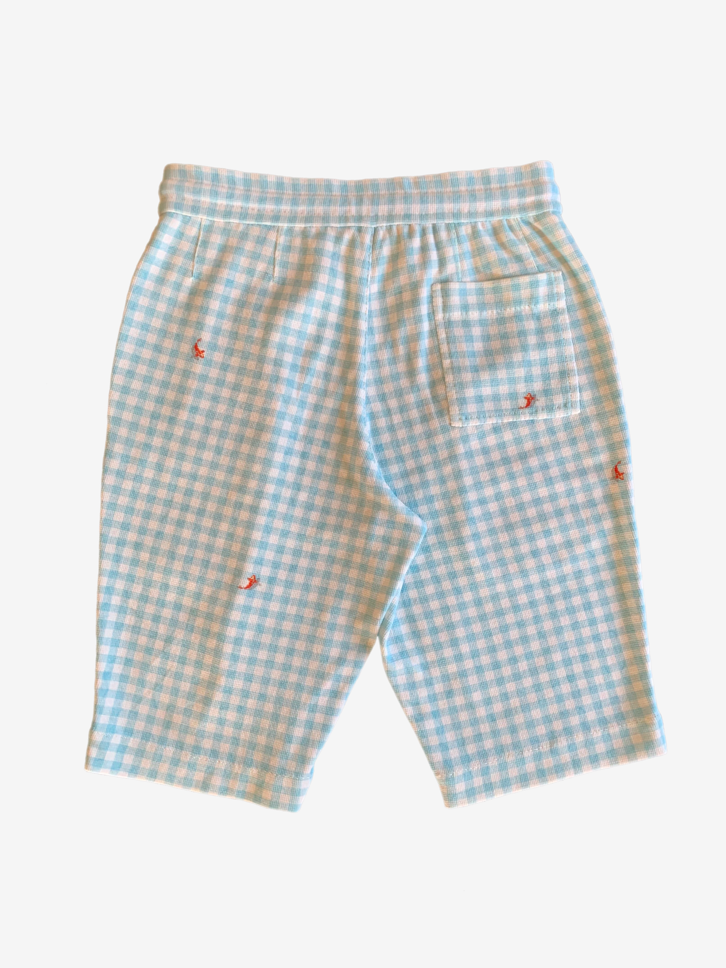 Gingham Waffle Shorts